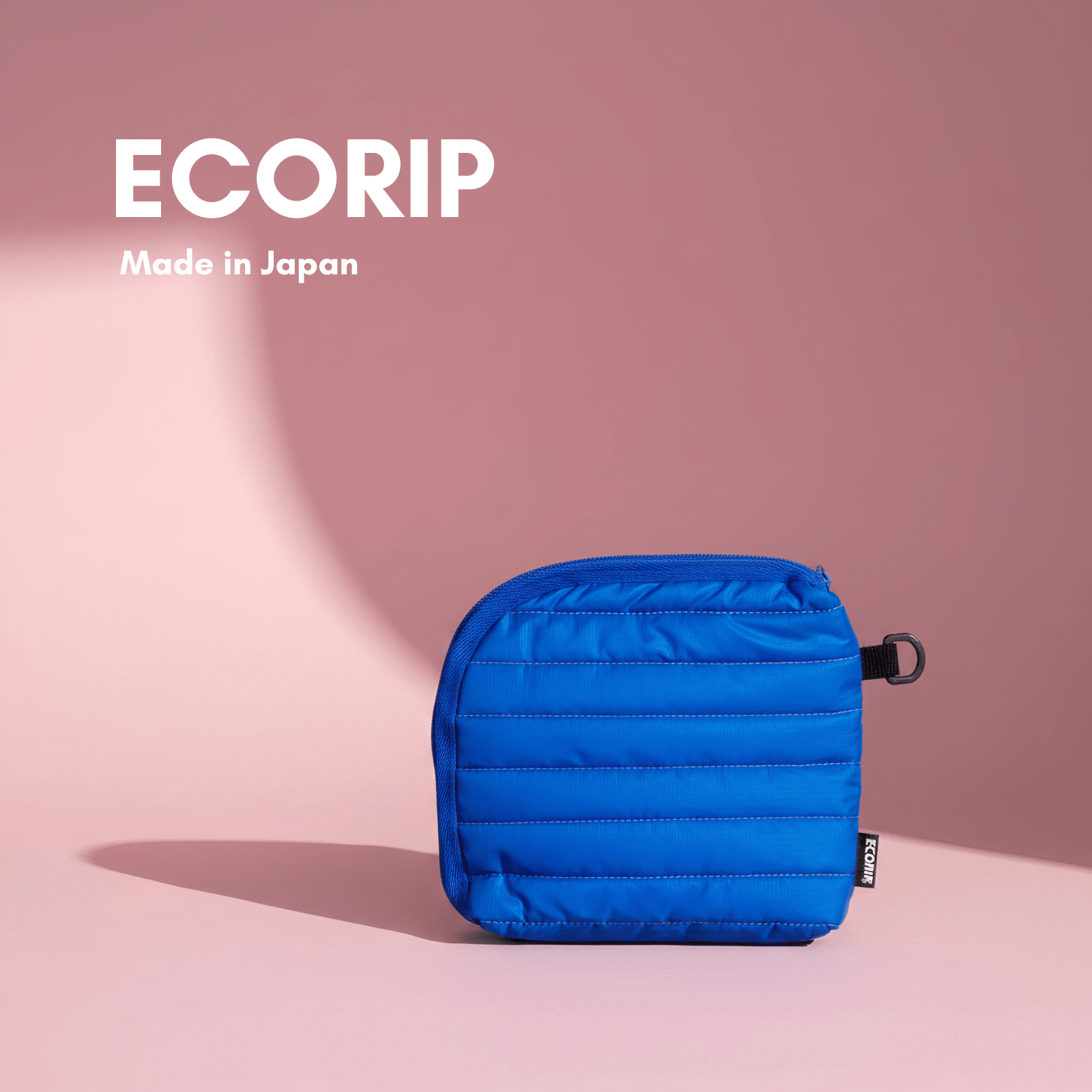 Ecorip スクエア保冷ポーチ｜日本製・軽量・撥水・保冷保温・小さめ