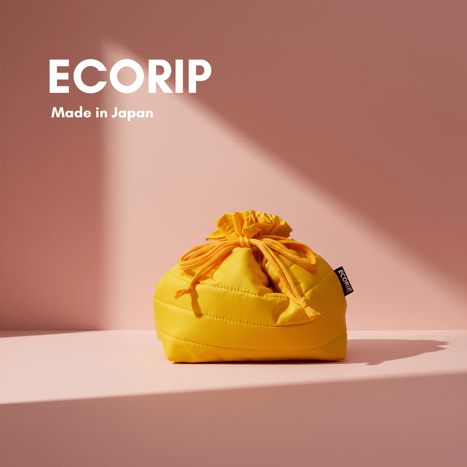 Ecorip 保冷巾着 M】保冷保温 ランチバッグ 小さめ 弁当袋 洗える 軽量