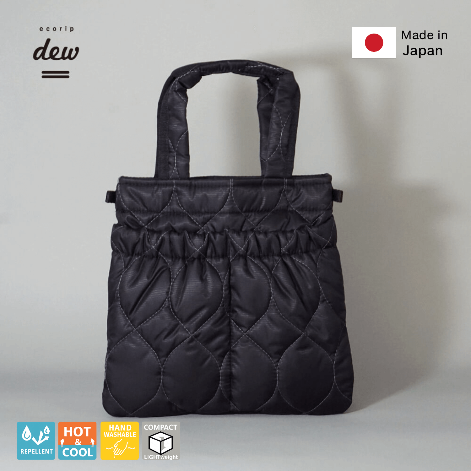Ecorip-dew 保冷 保温フラットトート S