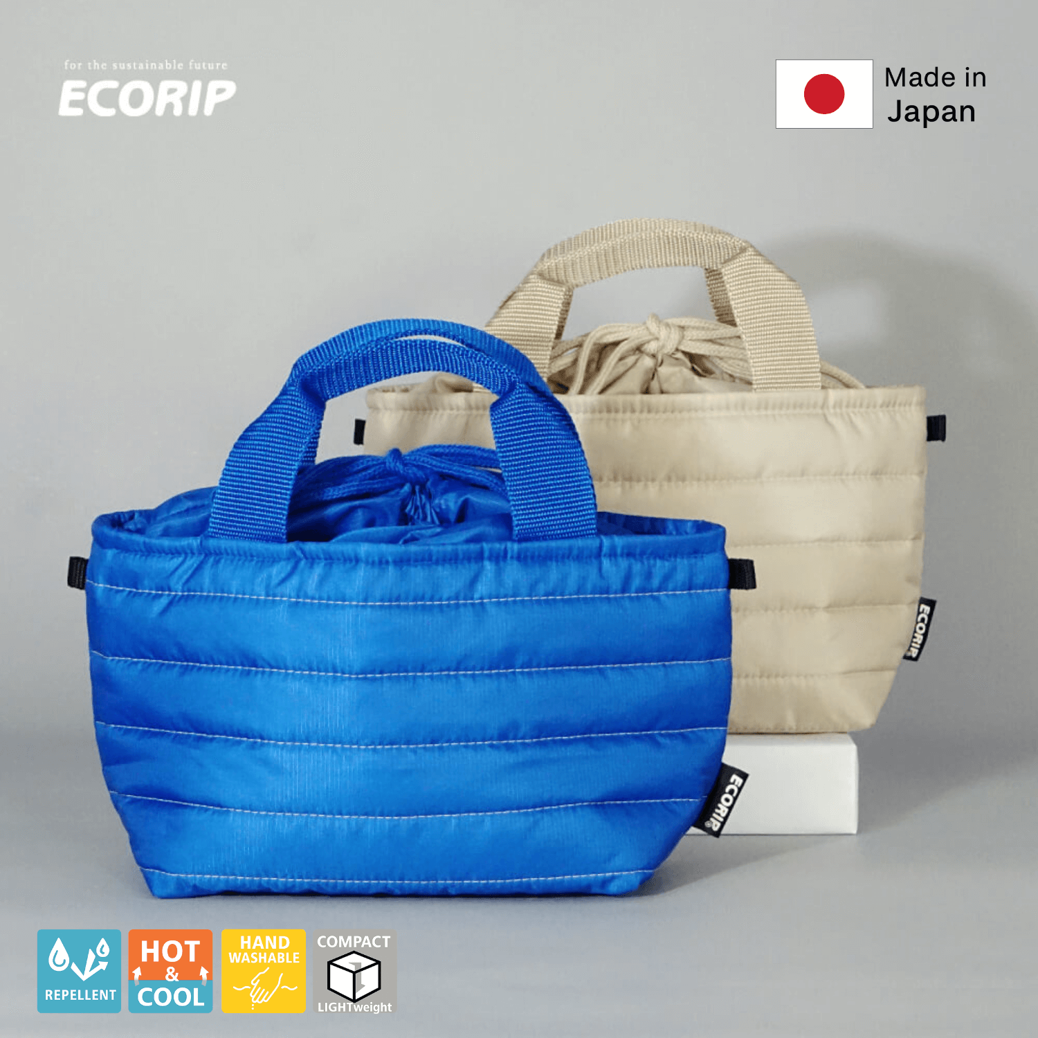 Ecorip 保冷巾着 トートバッグ XS