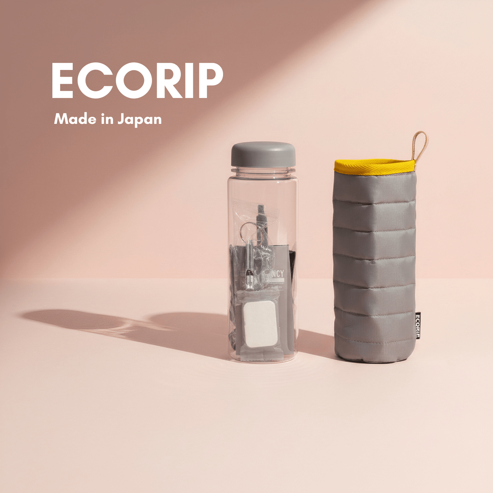 Ecorip コンパクトボトルカバー&防災ボトル セット