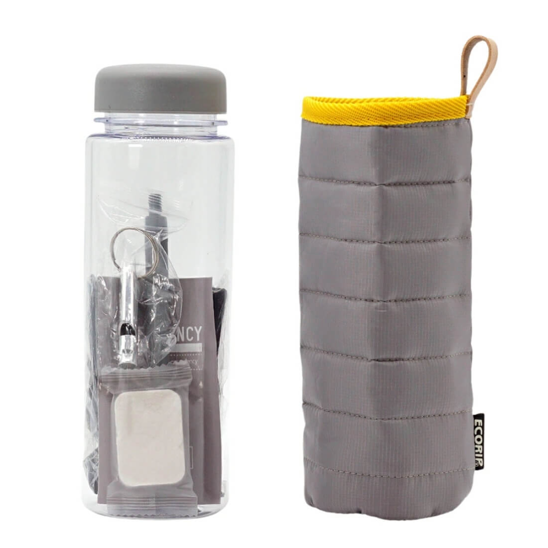 防災ボトル Ecoripボトルカバー セット 持ち歩く防災グッズ