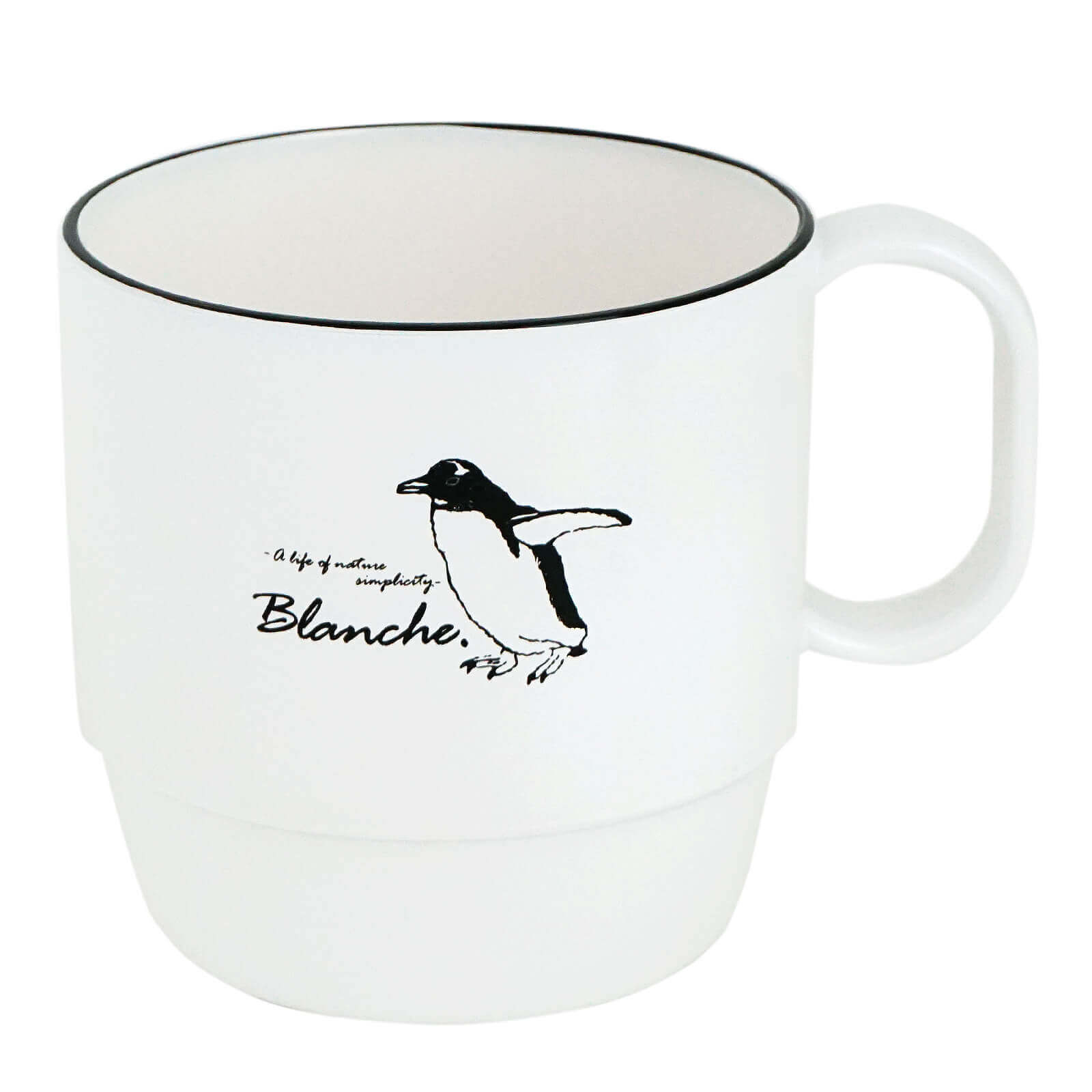 Blanche. たっぷり 500ml マグ