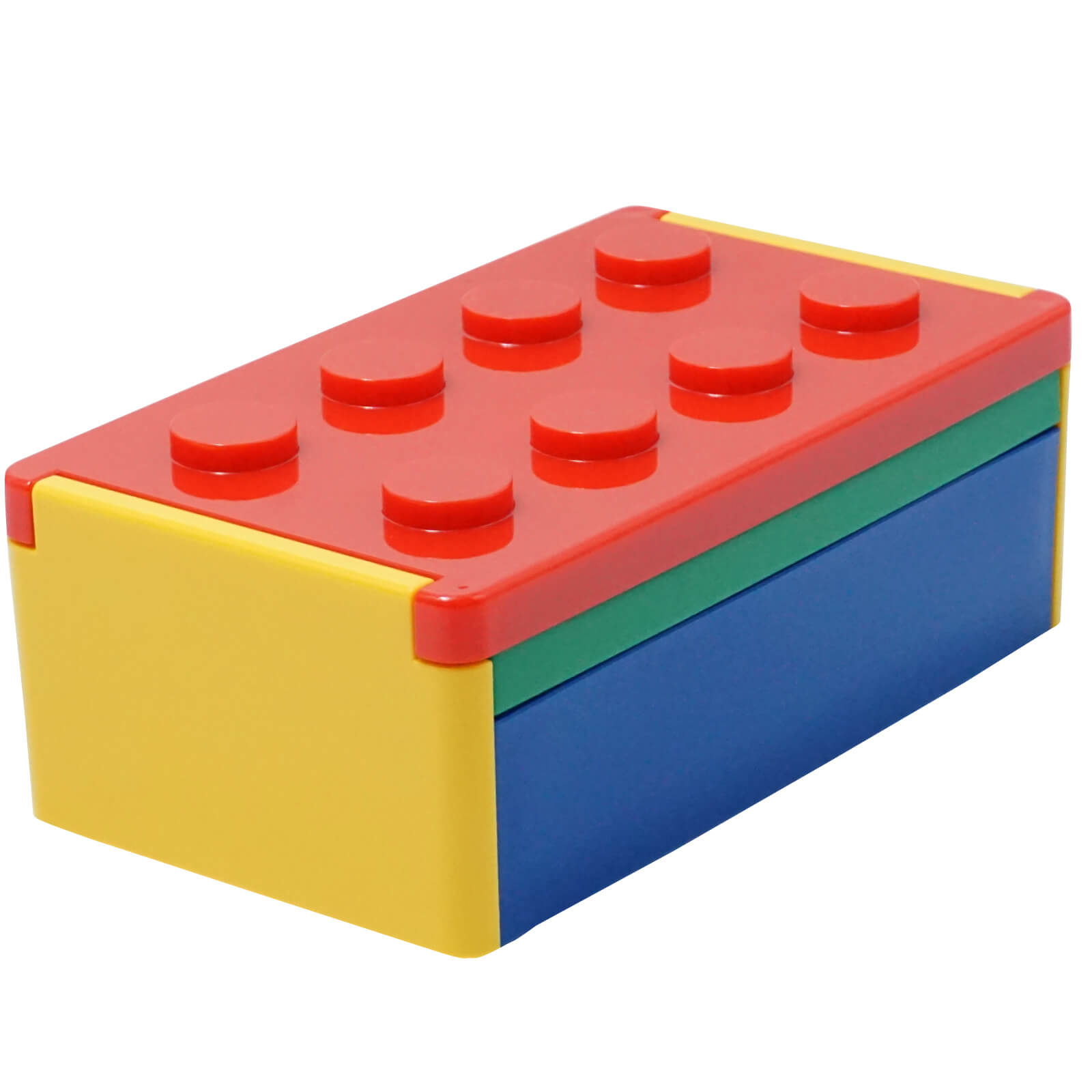 P:BLOCK ロック式 1段弁当箱 580ml｜日本製 子どもも使いやすい軽量 