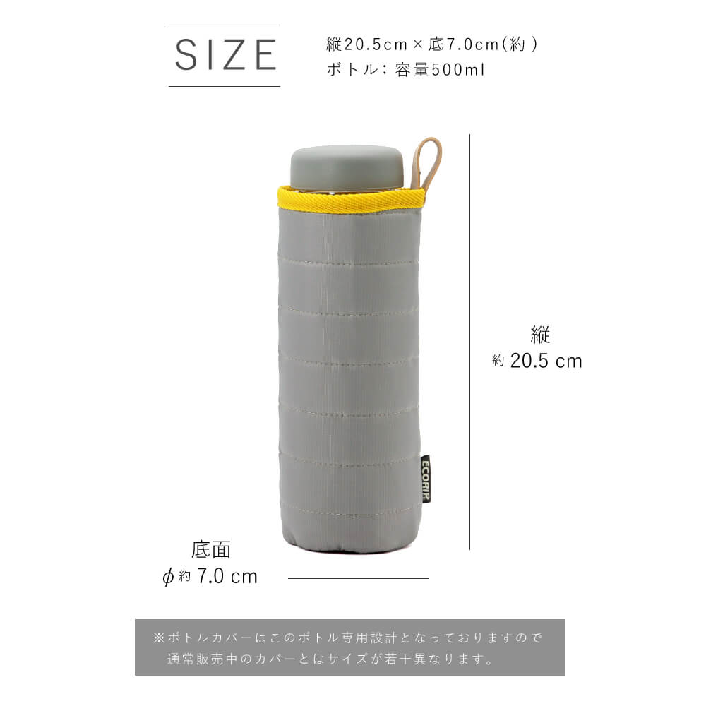 防災ボトル Ecoripボトルカバー セット 持ち歩く防災グッズ