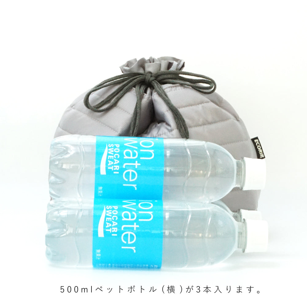 日本製・大容量】Ecorip 保冷巾着 XL｜軽量・撥水・洗える保冷保温